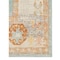 Homeroots 8' X 10' Blue and Orange Floral Stain Resistant Indoor Outdoor Area Rug 531498 - alternate 4