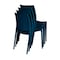 Niche Terrace Plastic Indoor/Outdoor Stacking Chair, for Patio, Cafe, Breakroom, Dining, Coastal Navy, 4PK 4100NV4PK - alternate 7