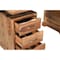 Homeroots 68" Brown Live Edge Solid Wood Writing Desk With Four Drawers 565284 - alternate 13