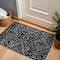 World Rug Gallery Tribal Pattern Area Rug 2 ft x 3 ft Black WR141BLACK2X3 - alternate 4