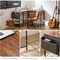 Simple Deluxe L Shaped Desk Gaming Computer 50 Inch Reversible Corner Table PC Work Table for Writing Study Stude 3A88DESKL02RUST01 - alternate 2