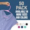 Lifemaster Heavy-Duty Plastic Hangers, Non-Slip, Space-Saving, Holds 5 lbs, Pink, 50PK LMPLCPIK50 - alternate 6