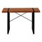 Homeroots 49" Brown and Black Wood and Metal Sled Computer Desk 489863 - alternate 1