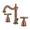 Kingston Brass Widespread Bathroom Faucet with Brass Pop-Up, Antique Copper KB197BEXAC - alternate 1