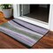 Homeroots 3' X 5' Artichoke Green Green And Black Abstract Washable Indoor Outdoor Area Rug 603665 - alternate 1