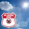 Signmission No Drone Shield Sign No Drone Zone From, 4 inch X 4 inch, Vinyl Decal, 2PK SHI-D-2PACK-4-392 - alternate 5