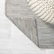 Jonathan Y Ethan Modern Flatweave Solid Gray 4 ft. x 6 ft. Indoor/Outdoor Area Rug TSN100A-4 - alternate 3