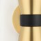 Mitzi Angie 2 Light Wall Sconce 4.75 In. Aged Brass/Black H130102-AGB/BK - alternate 4