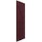 Ekena Millwork True Fit PVC Two Equal Panel Farmhouse Fixed Mount Shutters w/ Z-Bar, Wine Red , 18W x 32H, PR TFP102FH18X032WR - alternate 8