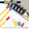 Kable Kontrol Copper and PVC Butted Seam Ring Terminal, 16-14 AWG, Stud Size # 10, Blue, 100 Pcs, 100PK RTPVC-1614-10-BL - alternate 4