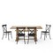 Crosley Joanna 6-Piece Dining Table Set For 7 W/Camille Chairs KF20023RB-MB - alternate 5