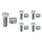 Newhouse Electric 1/2 in. Hex Bolt and Nut - Strut Channel, 10 Pack (5 Bolt + 5 Nut), 10PK HXNBP-10PK - alternate 1
