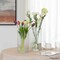 Uniquewise Set of 2 Square Frosted Clear Glass Table Vase - A Timeless Centerpiece for Dining Tables QI004738.CR.2 - alternate 7