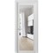Sartodoors Solid French Door Clear Glass, Lucia 2166 White Silk, Single Regular Panel Frame Trims Handle, Ba LUCIA2166ID-WS-3684 - alternate 1