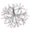 Celebrations LED Red/White Shimmering Sphere 16 in. Hanging Decor 23-10015A - alternate 1
