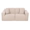Deko Living 2 Place Seating  Beige Compressed Foam Sectional Sofa CIF50217SET - alternate 4