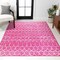 Jonathan Y Moroccan HYPE Boho Vintage Diamond Fuchsia/Ivory 8 ft. x 10 ft. Area Rug MOH101G-8 - alternate 1