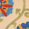 Homeroots 4' X 6' Navy Blue Beige Green Blue And Red Floral Indoor Outdoor Area Rug 546776 - alternate 5