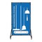 5S Supplies Housekeeping Shadow Board Broom Station V11, Blue / White, Kit + Stand HSB-V11-BLUE/WHITE-KIT-STAND - alternate 1
