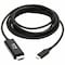 Tripp Lite USB C to HDMI Adapter Cable USB 3.1 Gen 1 4K M/M USB-C Black 9ft U444-009-H4K6BE - alternate 5