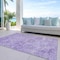 Homeroots 5' X 8' Lavender And Gray Damask Washable Indoor Outdoor Area Rug 603768 - alternate 8