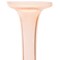 Homeroots Set of Two 11" Pink Glass Trumpet Table Vases, 2PK 632605 - alternate 4