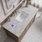 James Martin Vanities 48" S Vanity, Whitewashed Walnut w/Victorian Silver Top w/FreePower Wireless Charger 157-V48-WW-FVSL - alternate 7