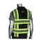 Pip ANSI Type O Class 1 Black Two-Tone Eleven Pocket Tech-Ready Mesh Surveyors Vest 302-0800D-BK/4X - alternate 2