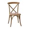Flash Furniture Advantage Hand Scraped Dark Natural X-Back Chair, PK2 X-BACK-DNAT-2 - alternate 9