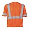 Ironwear Hi-Vis FR Safety Vest w/Sleeves L Class 3 , Hook & Loop 5 Pockets 1294FR-O-L - alternate 2