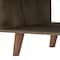 Homeroots 40" Brown And Brown and White Wood Coffee Table With Drawer And Shelf 535065 - alternate 4