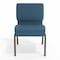 Flash Furniture Blue Fabric Church Chair, PK4 4-FD-CH0221-4-GV-BLUE-GG - alternate 6
