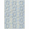 Homeroots 5' X 8' Sky Blue And Ivory Abstract Washable Indoor Outdoor Area Rug 614180 - alternate 1