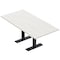 Skutchi Designs 6ft Conference Table With Power Unit | 6 Person Modular Rectangular Meeting Table | Harmony Series HAR-REC-36x72-T.BK-WA7976-NA - alternate 1