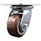 Service Caster 4 Inch Heavy Duty Top Plate Polyurethane Swivel Caster with Roller Bearing SCC SCC-35S420-PPUR - alternate 1