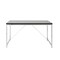 Homeroots 54" Black and Silver Wood and Stainless Steel Writing Desk 544278 - alternate 5
