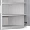 Homeroots Set Of Two White Wood Corner Accent Cabinet With Two Doors 712116 - alternate 5