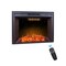 Edendirect 35.63-in W Black Wall mount LED Wall-mount Electric Fireplace with Remote Control Included ZR-EF33T - alternate 1