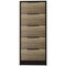 Homeroots 42" Black And Light Oak Manufactured Wood Five Drawer Chest 477806 - alternate 1