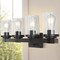 Jonathan Y Bungalow 32" 4-Light Iron/Seeded Glass Rustic Farmhouse LED Vanity Light, Oil Rubbed Bronze JYL7510A - alternate 9