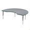 Correll Kidney HPL Activity Table, 72 in W, 36 in L, 19 in to 29 in H, Particleboard, Gray Granite A3672-KID-15-09-39 - alternate 1