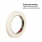 3M Masking Tape, 12 mm W x 55 m L, 4.4 mil Thick, Tan, Rubber Adhesive, 72 PK 201+ - alternate 6