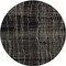 Homeroots 8' Black Ivory And Brown Round Striped Washable Indoor Outdoor Area Rug 597375 - alternate 6