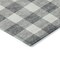 Homeroots 3' X 5' Gray And Charcoal Plaid Washable Indoor Outdoor Area Rug 595397 - alternate 6