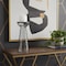 Homeroots 11" Black Distressed Lattice Metal And Glass Tabletop Pillar Candle Holder 608400 - alternate 4