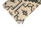 Homeroots 48" Cream and Black Cotton Blend Upholstered Southwest Bench 548264 - alternate 12