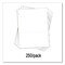 Medical Arts Press Large Tab Chart Divider Sheets, 7-Hole Punched, Letter, White, 250PK 20256 - alternate 4