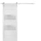 Sartodoors Sturdy Barn Door 30 x 84 inches Frosted Glass 2 lites, Lucia 4010 White Silk, 6.6FT Rail Hangers He LUCIA4010BD-S-WS-3084 - alternate 1