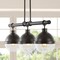 Jonathan Y Caleb 33" 3-Light Industrial Farmhouse Iron/Glass Linear LED Pendant, Oil Rubbed Bronze/Clear JYL7591A - alternate 9