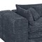 Homeroots 121" Gray Corduroy Compression Foam Sofa 719555 - alternate 4